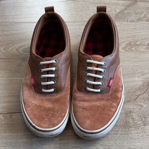 Vans Brown and Tan Sneakers - Men 10